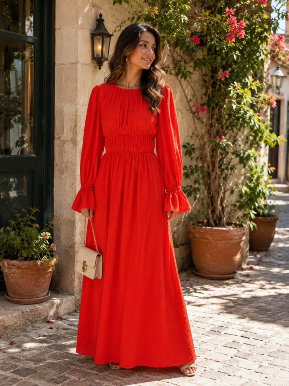 Fame and Partners The Dyanis Maxi Dress in Sunset Orange NWT Size 2